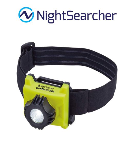 Nightsearcher Intrinsically Safe SAFATEX MINI 140 Lumens 3 x AAA ATEX Hazardous Area LED Head Torch