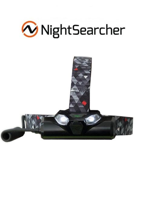 Nightsearcher HT800RX Rechargeable Head Torch - 800 Lumens.