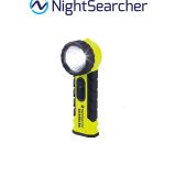 Nightsearcher Intrinsically Safe SAFATEX RA ATEX Hazardous Area 4 x AA Right Angled LED Hand Torch