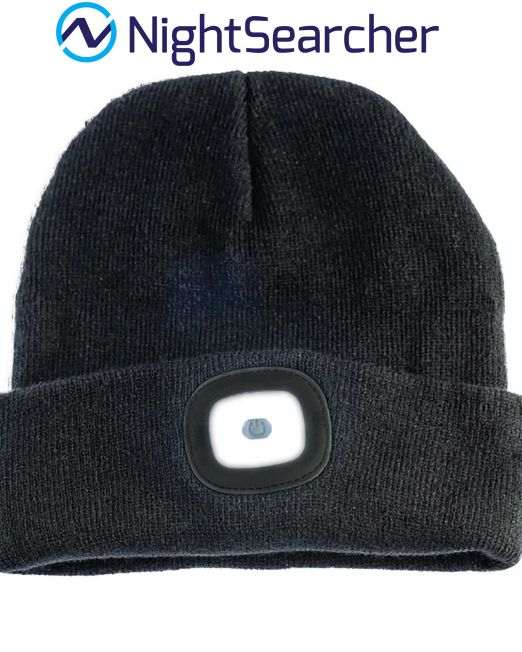 Nightsearcher Beanie-X 200 Lumens Rechargeable LED Beanie Head Torch