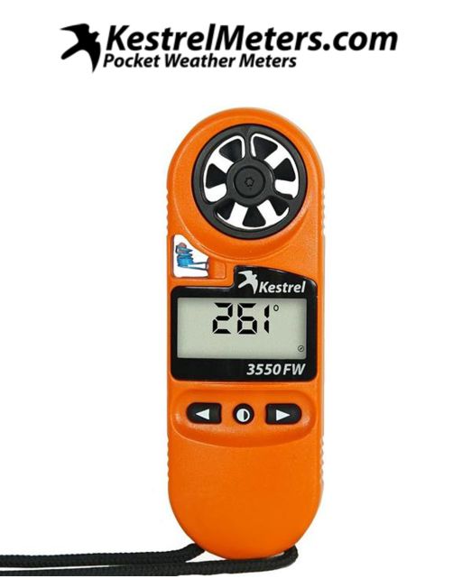 Kestrel 3550FW Fire Portable Weather Meter/ Anemometer